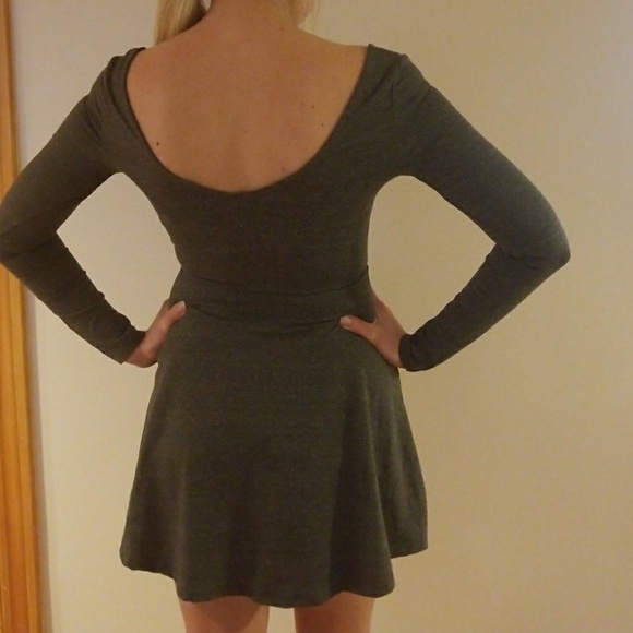 H&M Skater Gray Dress - Picture 3 of 4